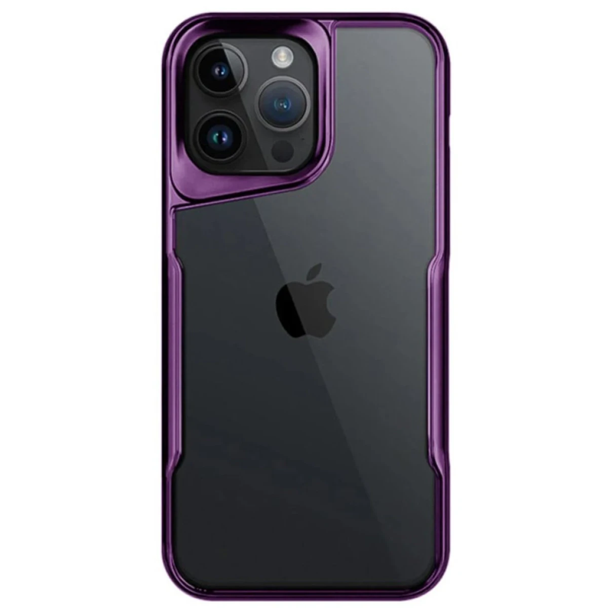Apple iPhone 15 Pro Max Kılıf Boyi Silikon Kapak - Derin Mor