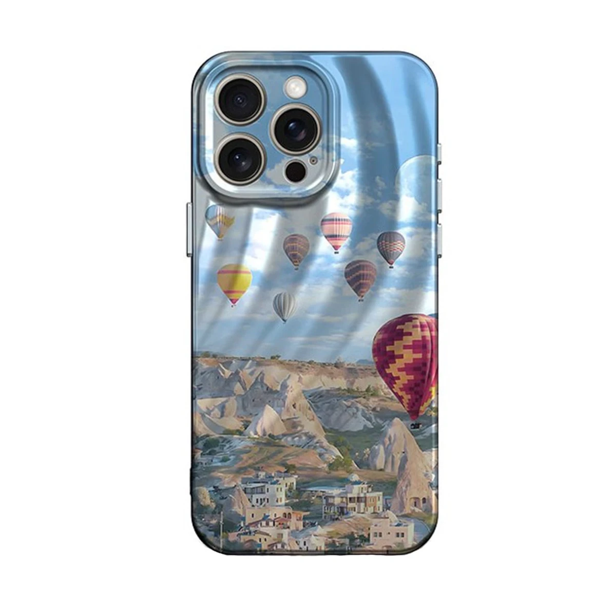 Apple iPhone 15 Pro Max Kılıf Crew Desenli Kapak - Kapadokya