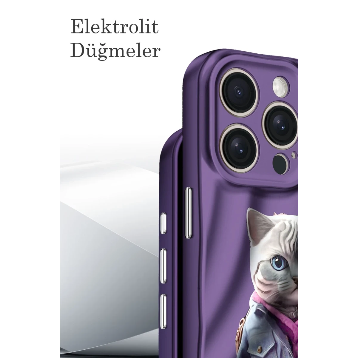 Apple iPhone 15 Pro Max Kılıf Crew Desenli Kapak - Kapadokya
