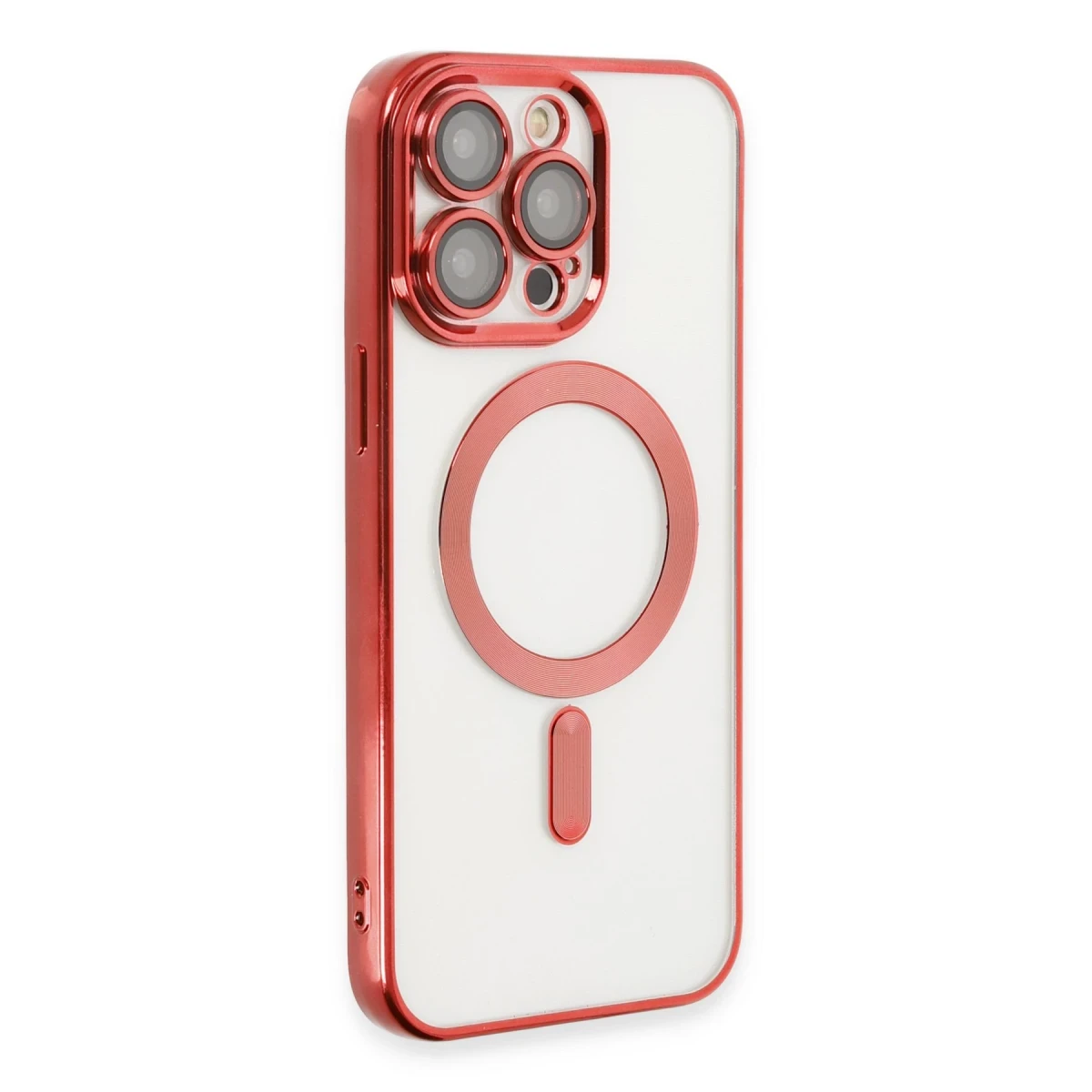 Apple iPhone 15 Pro Max Kılıf Kross Magneticsafe Kapak - Kırmızı