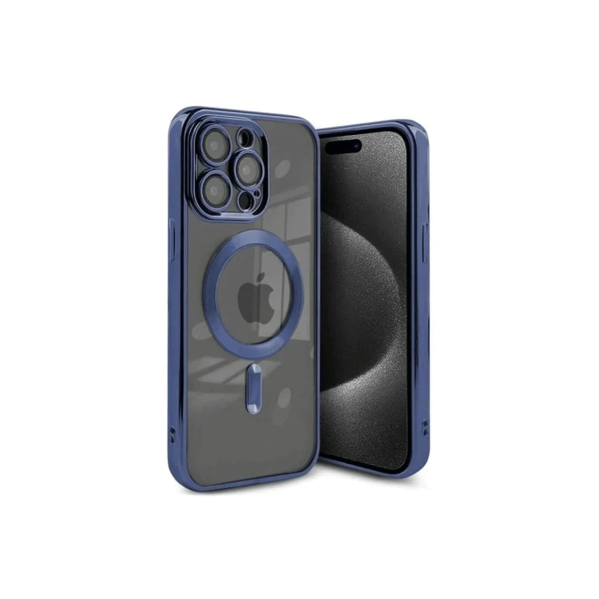 Apple iPhone 15 Pro Max Kılıf Kross Magneticsafe Kapak - Lacivert
