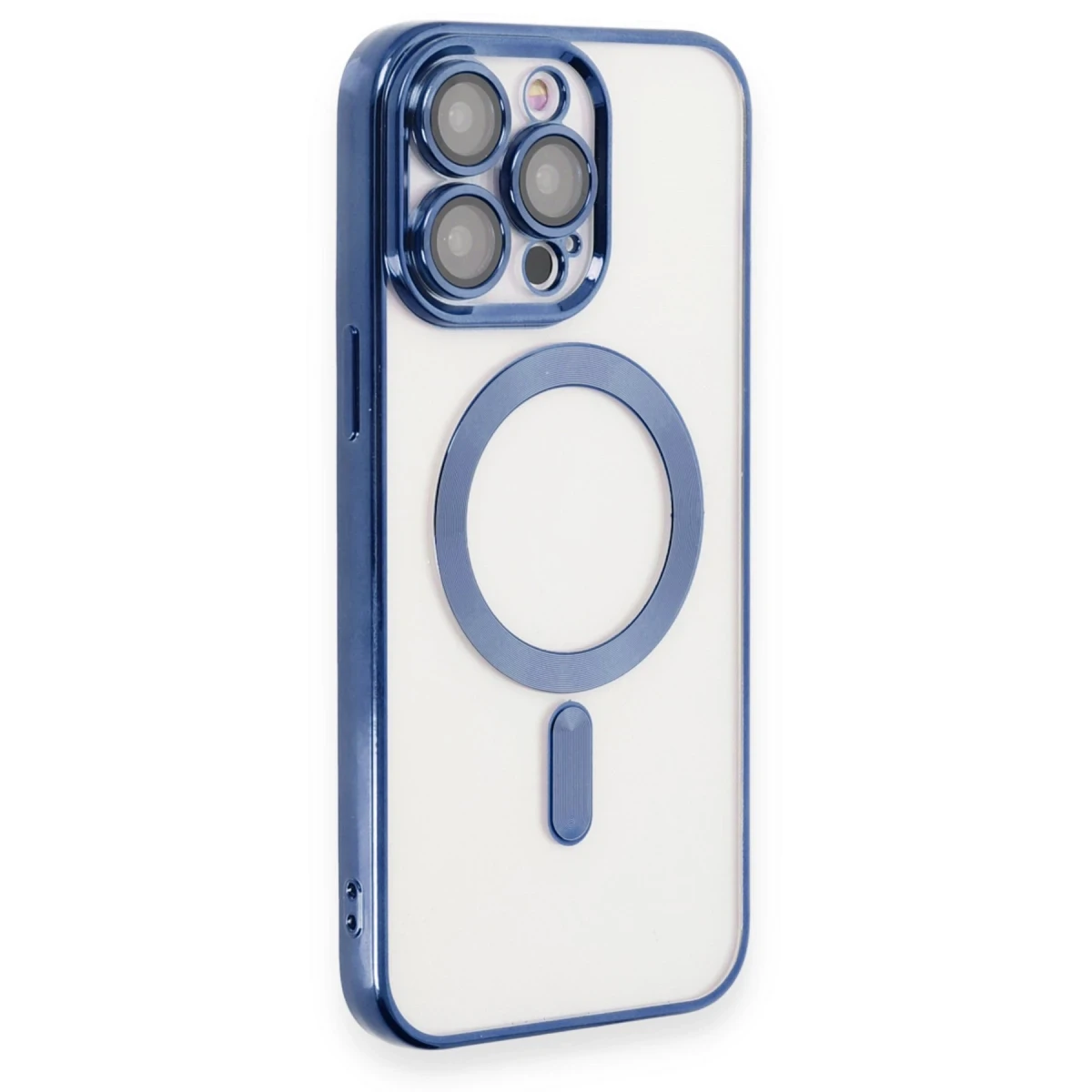 Apple iPhone 15 Pro Max Kılıf Kross Magneticsafe Kapak - Lacivert