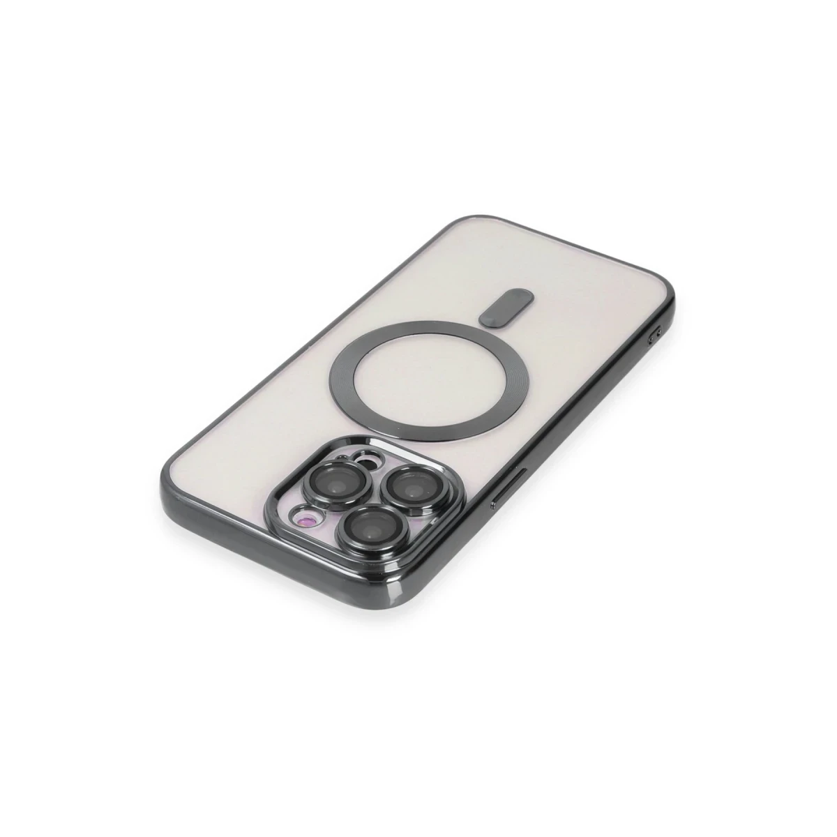 Apple iPhone 15 Pro Max Kılıf Kross Magneticsafe Kapak - Titan Gri