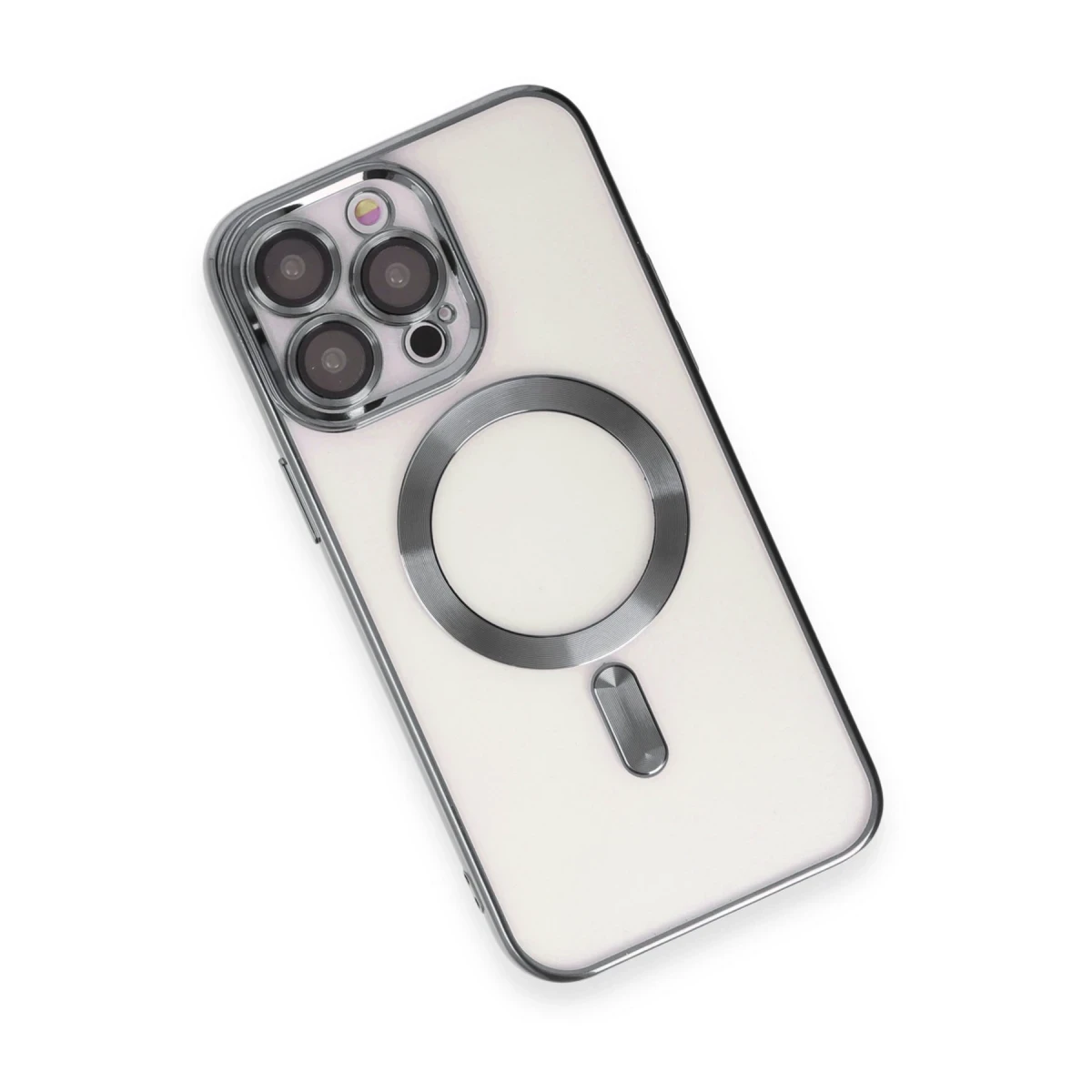 Apple iPhone 15 Pro Max Kılıf Kross Magneticsafe Kapak - Titan Gri