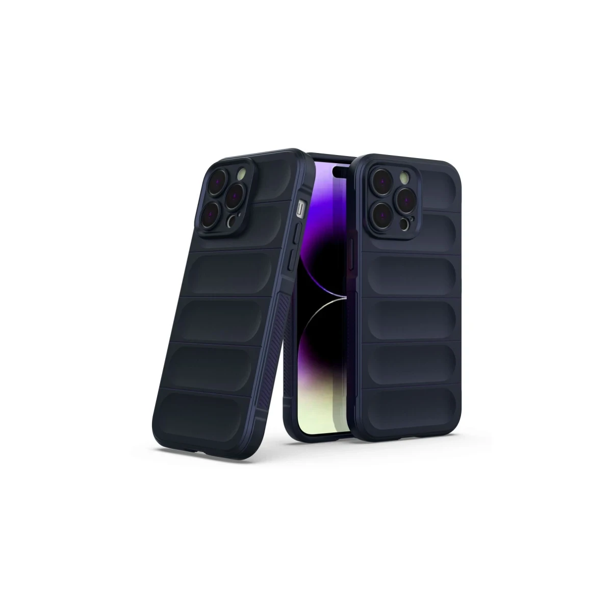 Apple iPhone 15 Pro Max Kılıf Optimum Silikon - Lacivert