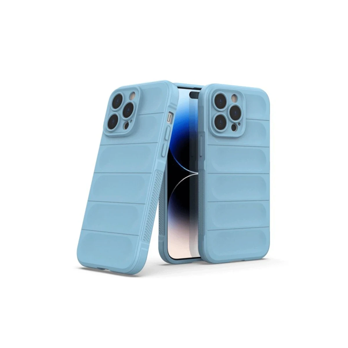 Apple iPhone 15 Pro Max Kılıf Optimum Silikon - Sky Blue