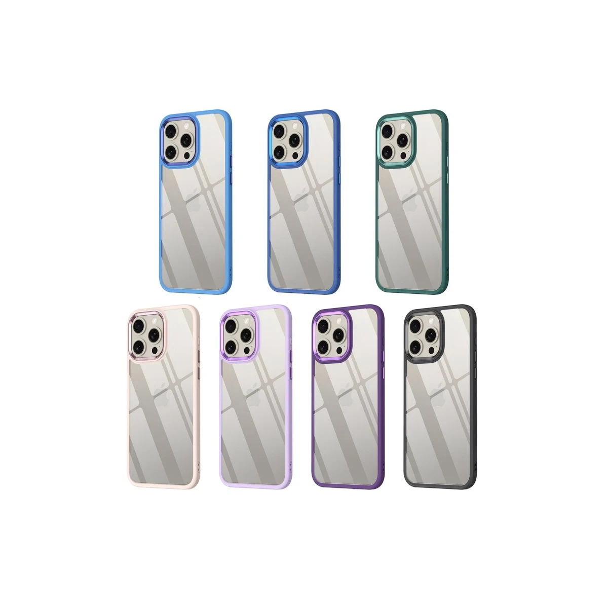 Apple iPhone 15 Pro Max Kılıf Power Silikon - Lila