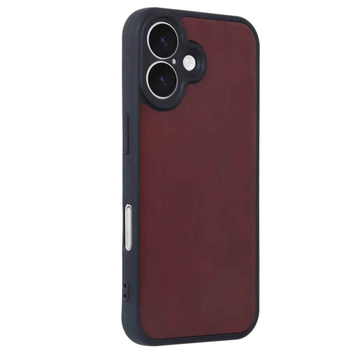 Apple iPhone 16 Kılıf Aras Deri Kapak - Bordo