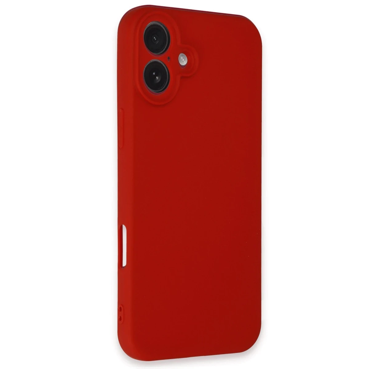 Apple iPhone 16 Kılıf First Silikon - Kırmızı