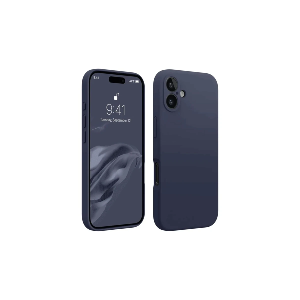 Apple iPhone 16 Kılıf First Silikon - Lacivert