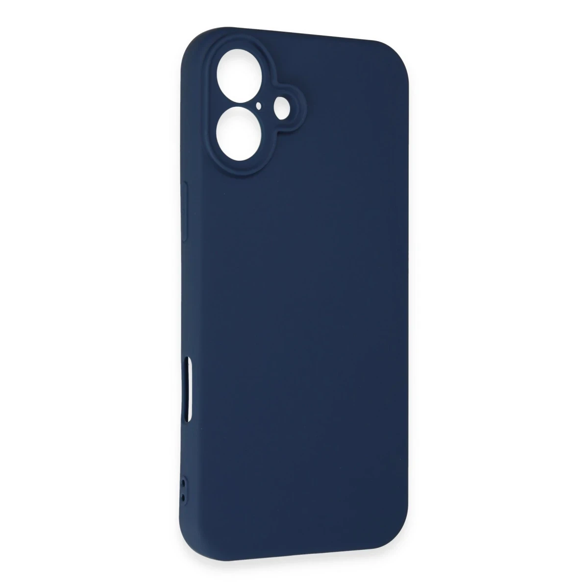 Apple iPhone 16 Kılıf First Silikon - Lacivert