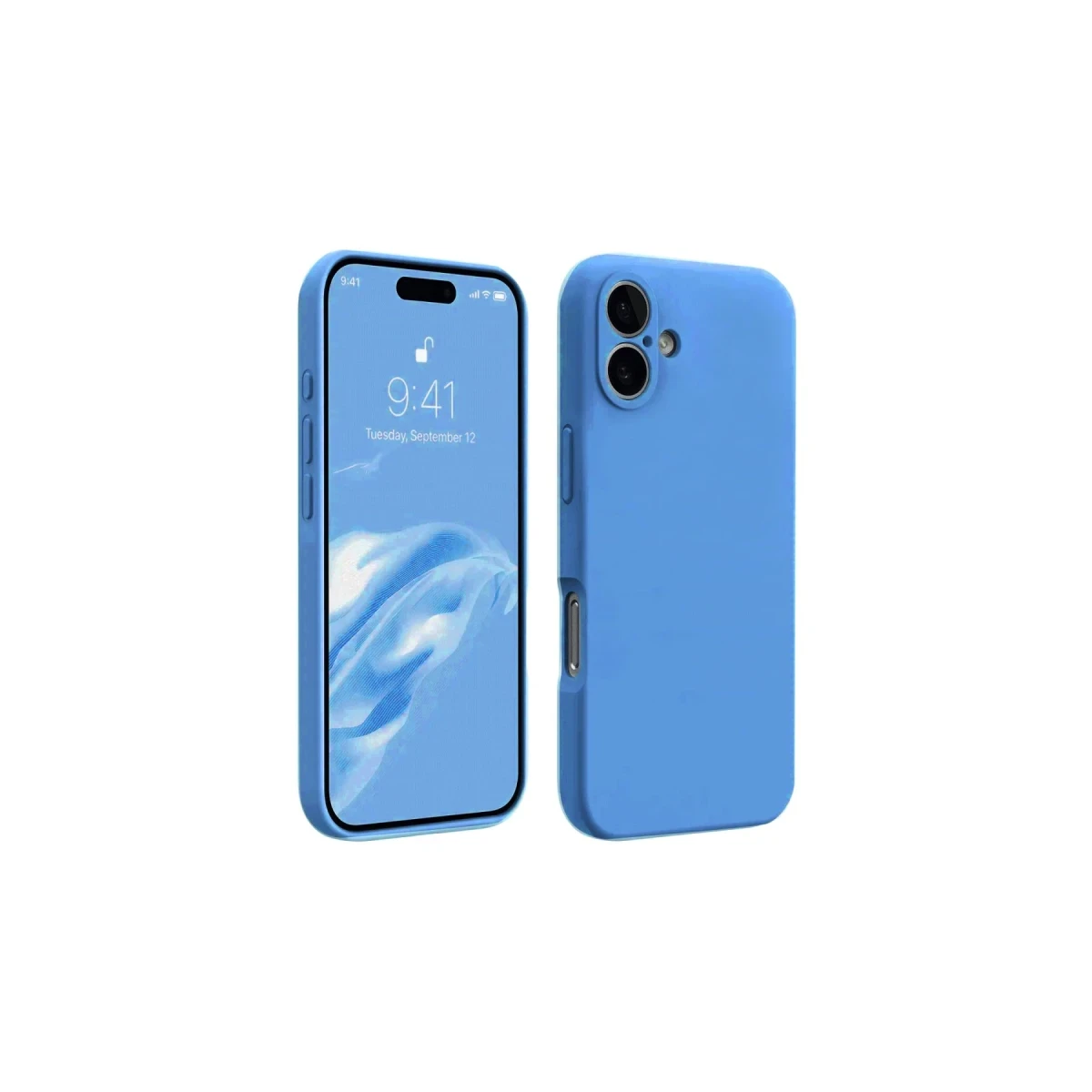 Apple iPhone 16 Kılıf First Silikon - Mavi