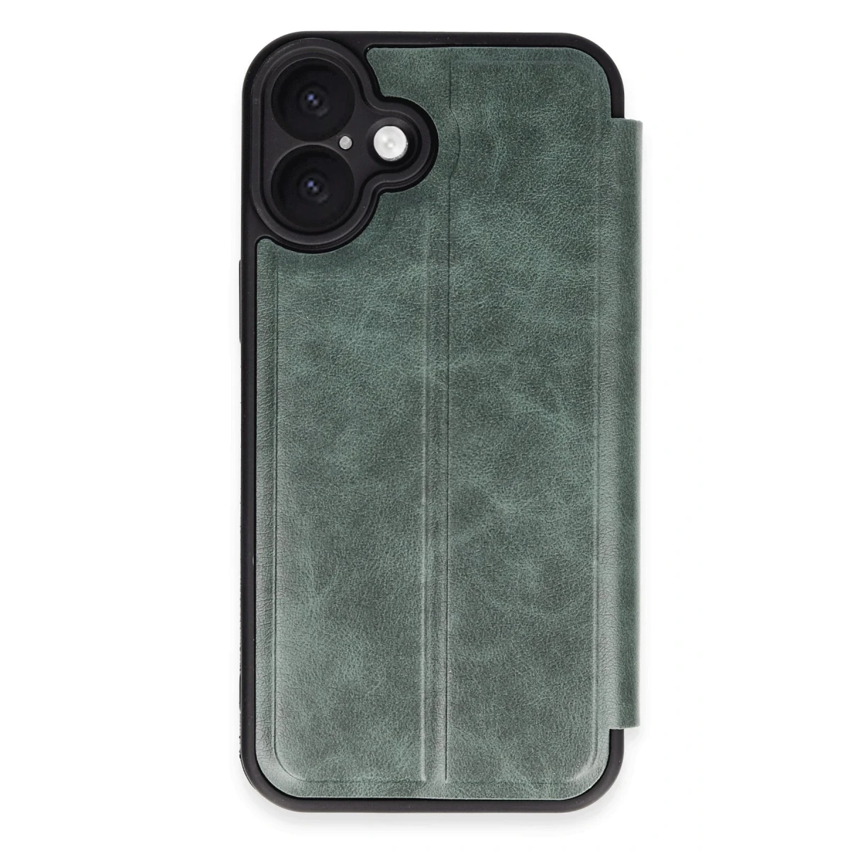 Apple iPhone 16 Kılıf Flip Cover - Koyu Yeşil