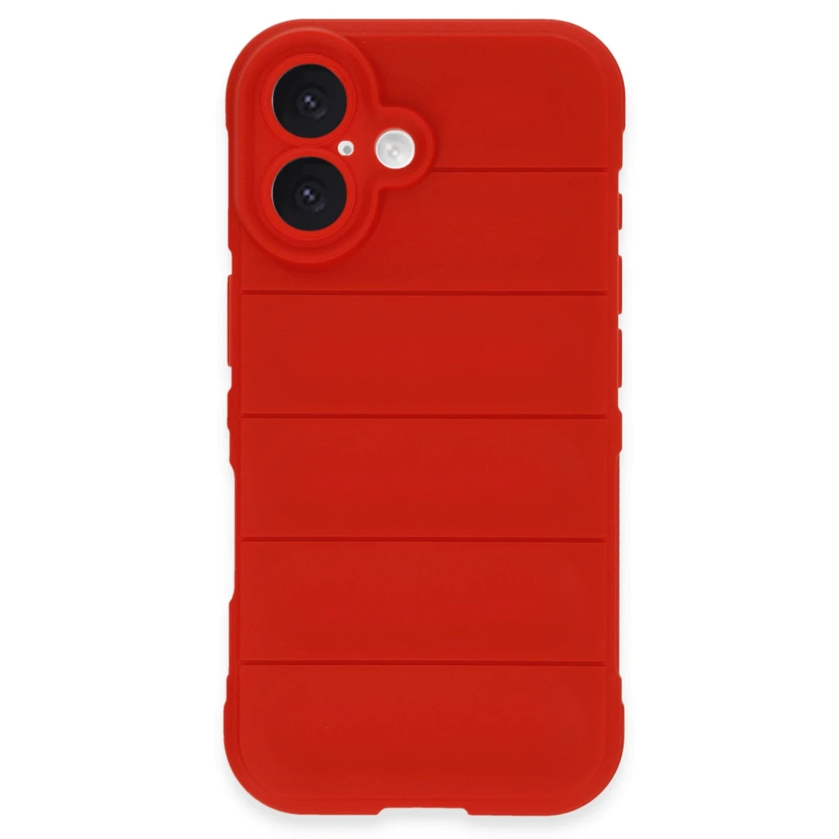 Apple iPhone 16 Kılıf Optimum Silikon - Kırmızı