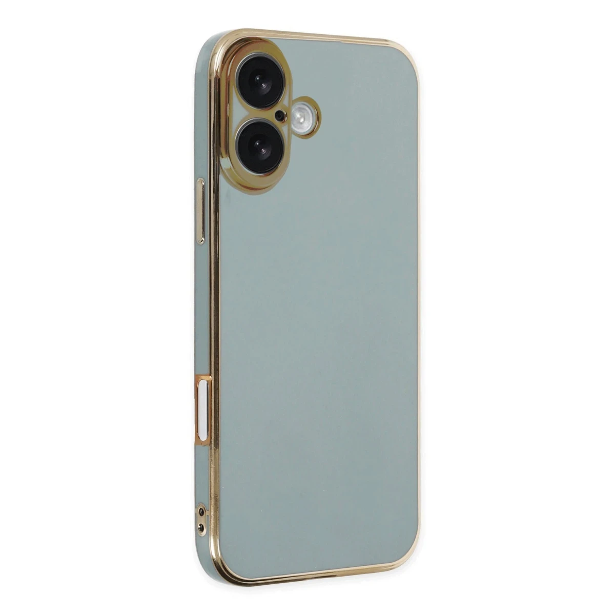 Apple iPhone 16 Kılıf Volet Silikon - Açık Yeşil