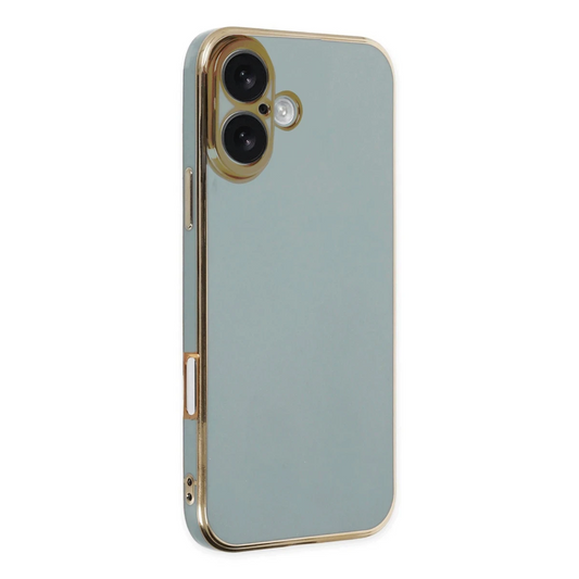 Apple iPhone 16 Kılıf Volet Silikon - Açık Yeşil
