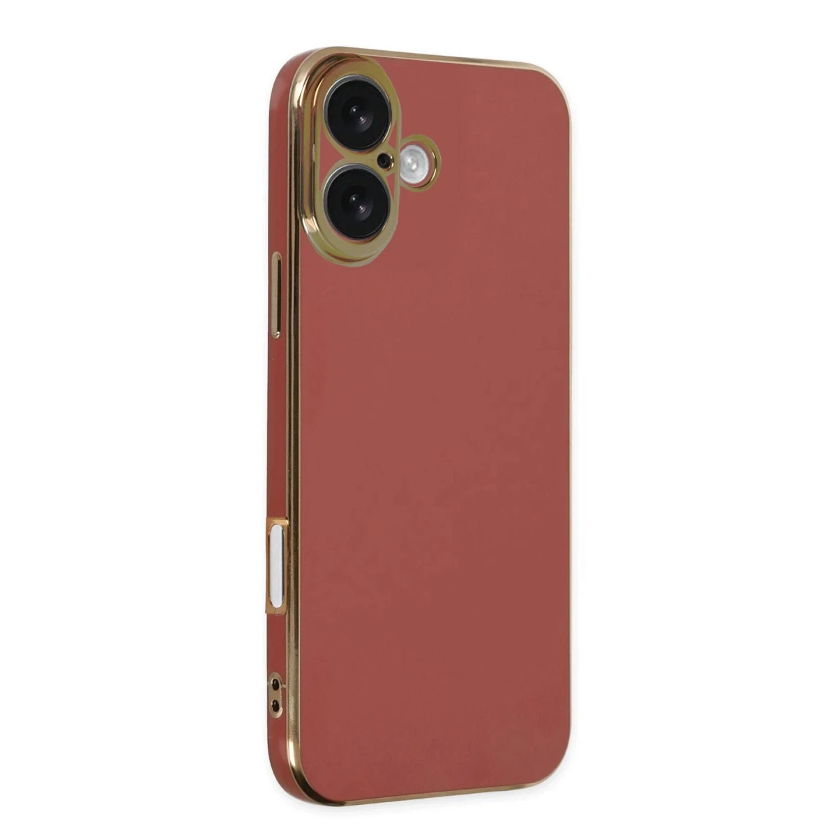 Apple iPhone 16 Kılıf Volet Silikon - Kırmızı