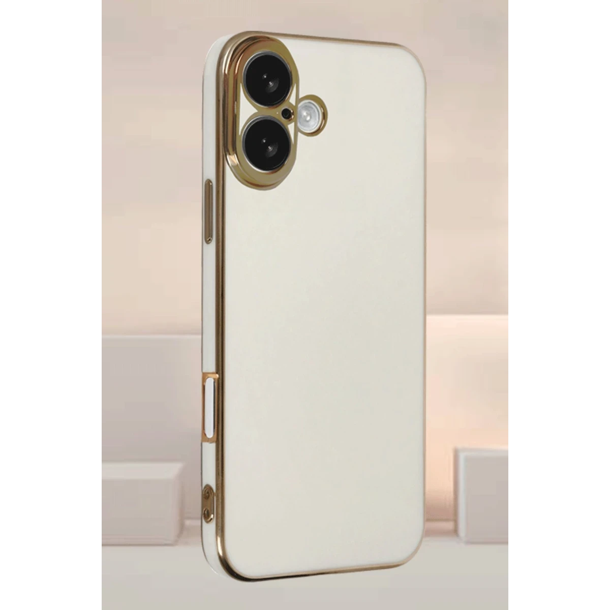Apple iPhone 16 Kılıf Volet Silikon - Mavi