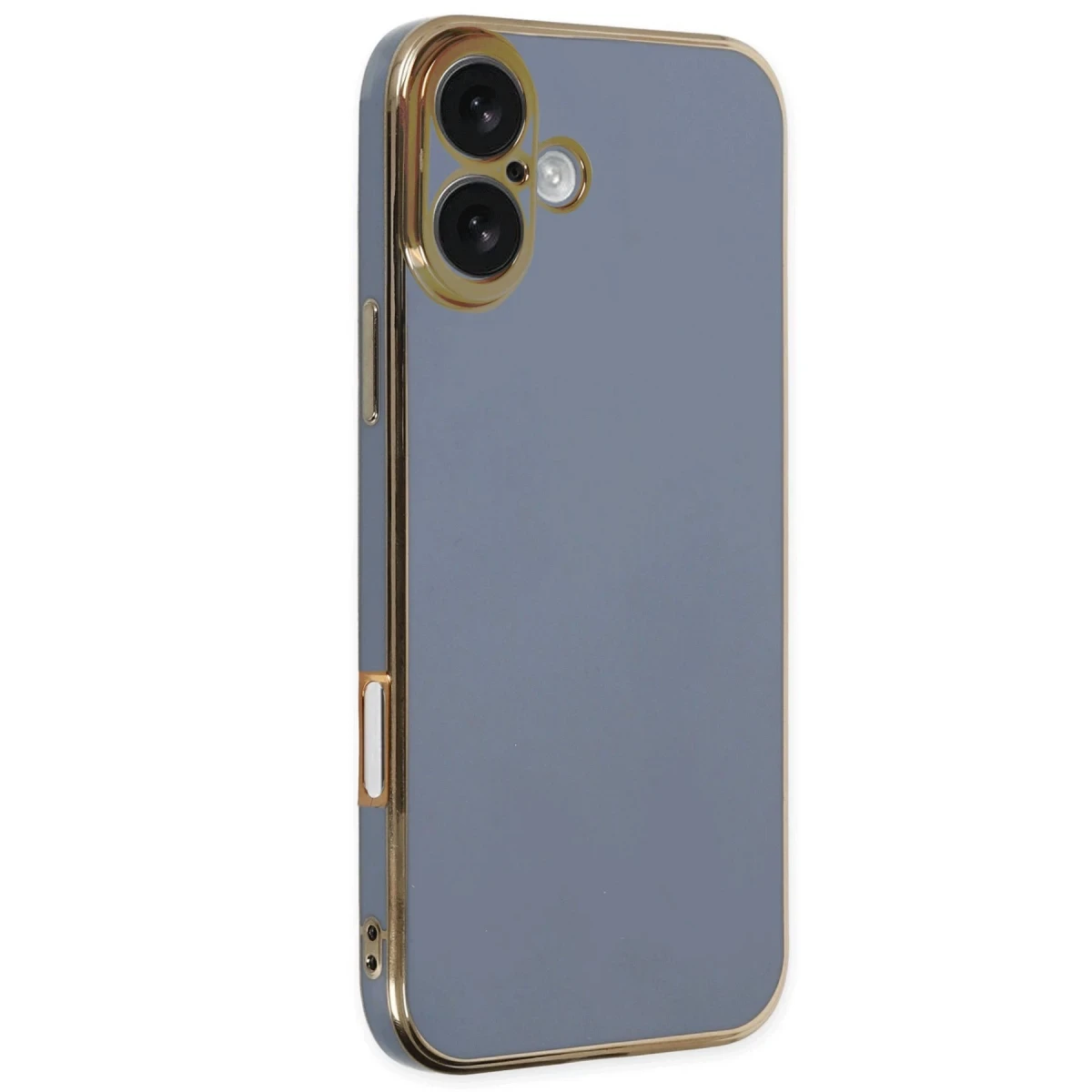 Apple iPhone 16 Kılıf Volet Silikon - Mavi