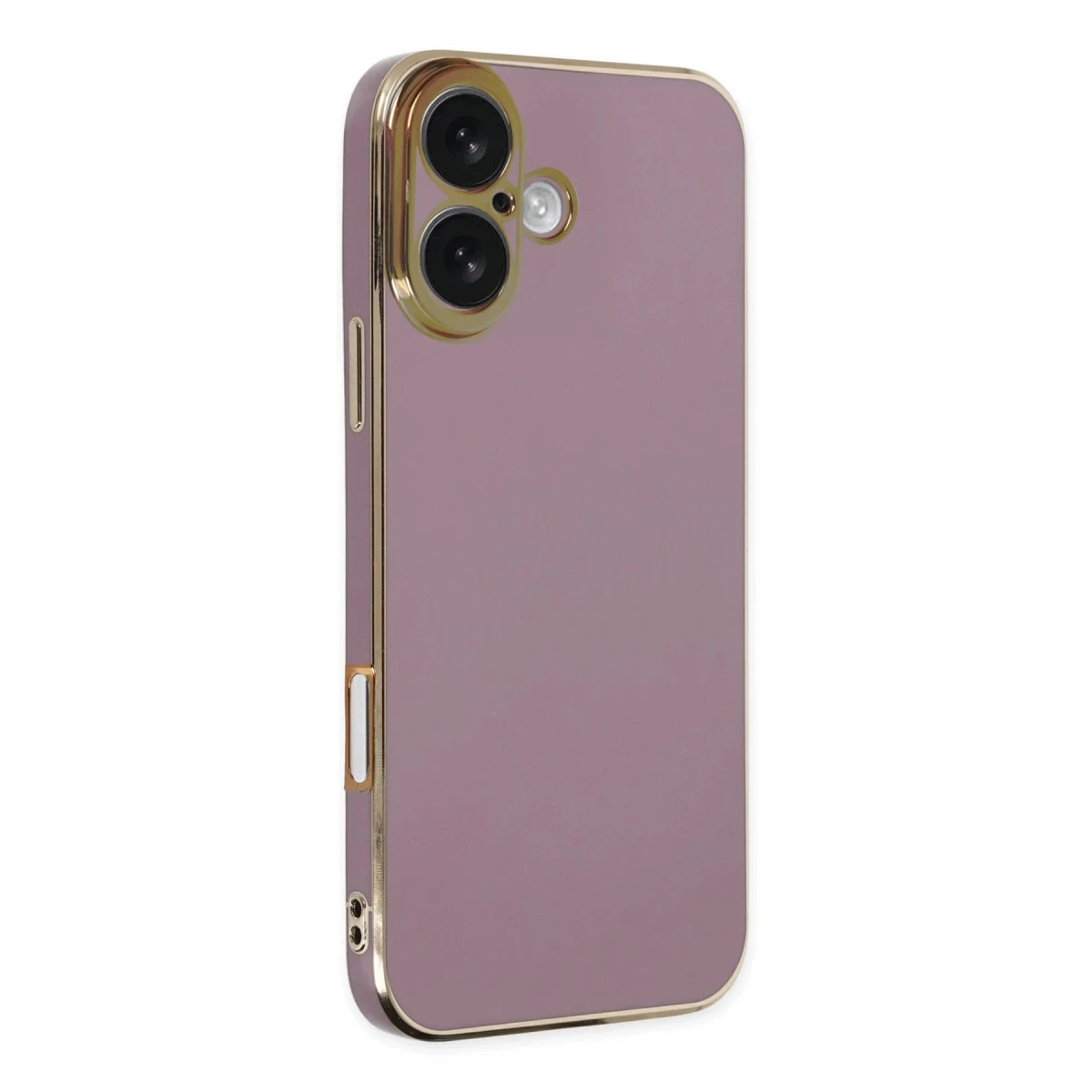 Apple iPhone 16 Kılıf Volet Silikon - Mor