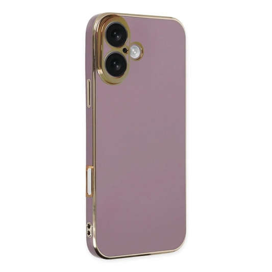 Apple iPhone 16 Kılıf Volet Silikon - Mor