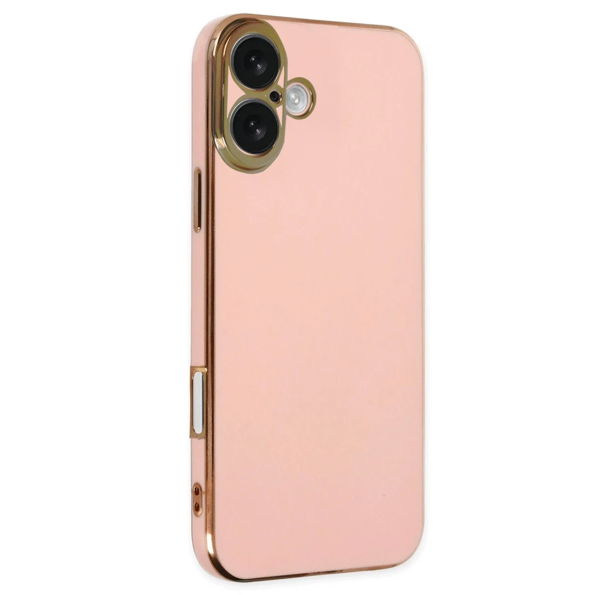 Apple iPhone 16 Kılıf Volet Silikon - Pembe