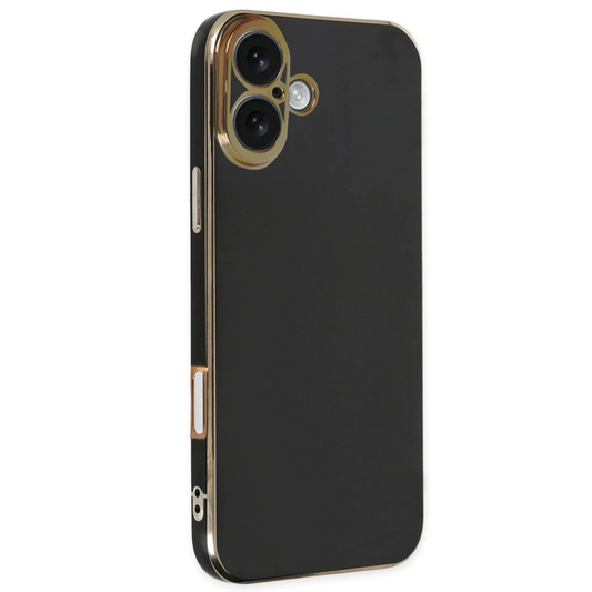 Apple iPhone 16 Kılıf Volet Silikon - Siyah
