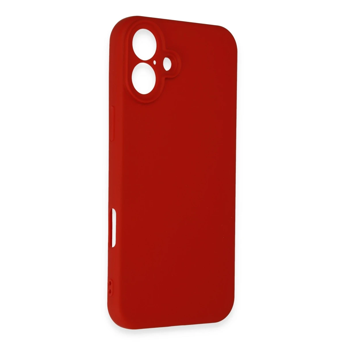 Apple iPhone 16 Plus Kılıf First Silikon - Kırmızı