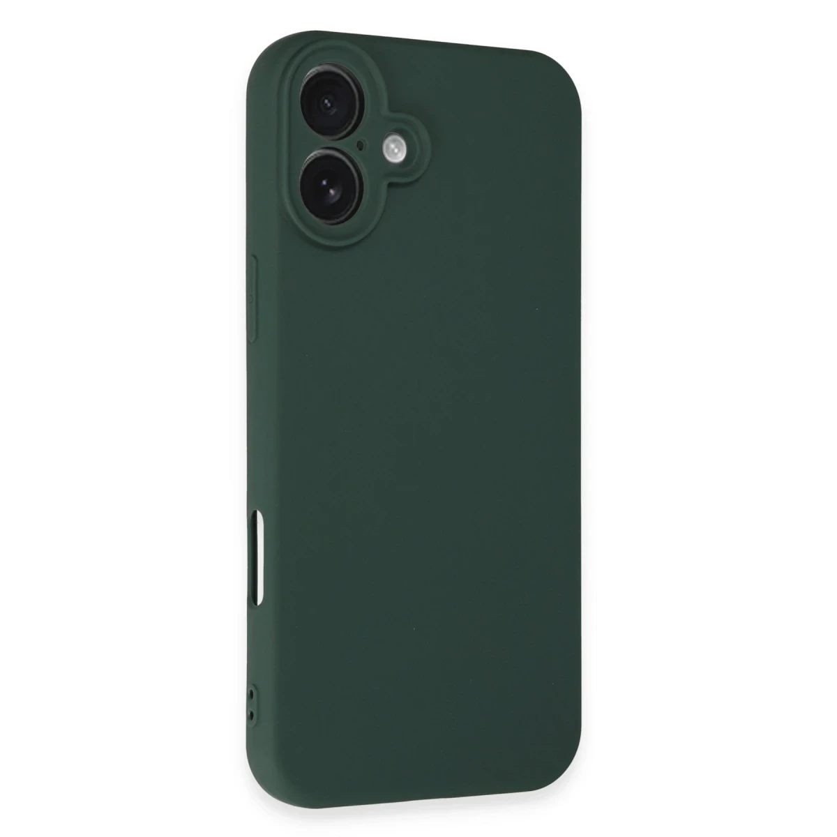 Apple iPhone 16 Plus Kılıf First Silikon - Koyu Yeşil