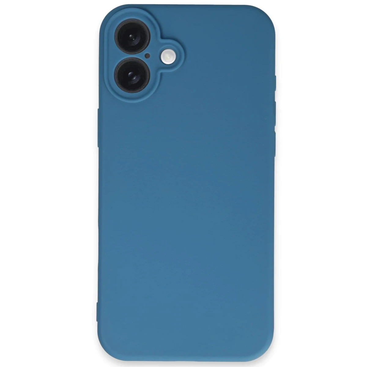 Apple iPhone 16 Plus Kılıf First Silikon - Mavi