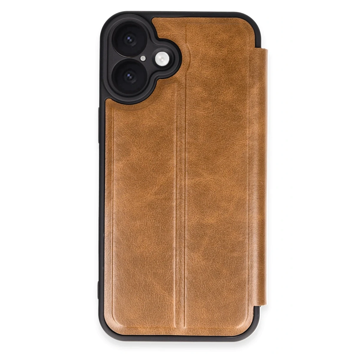 Apple iPhone 16 Plus Kılıf Flip Cover - Taba