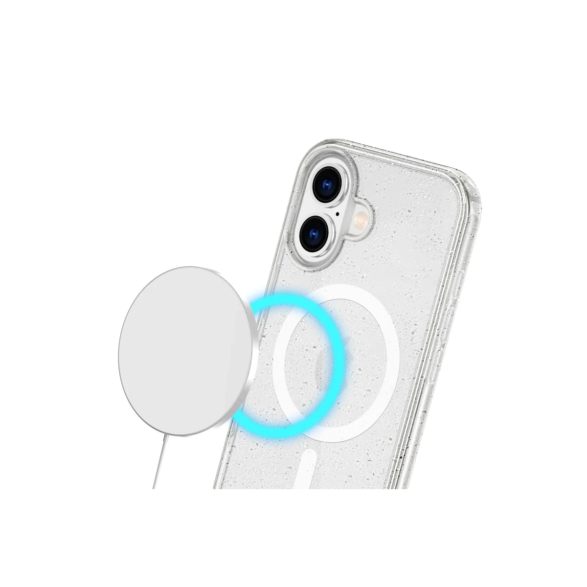 Apple iPhone 16 Plus Kılıf Star Magsafe Kapak - Turuncu