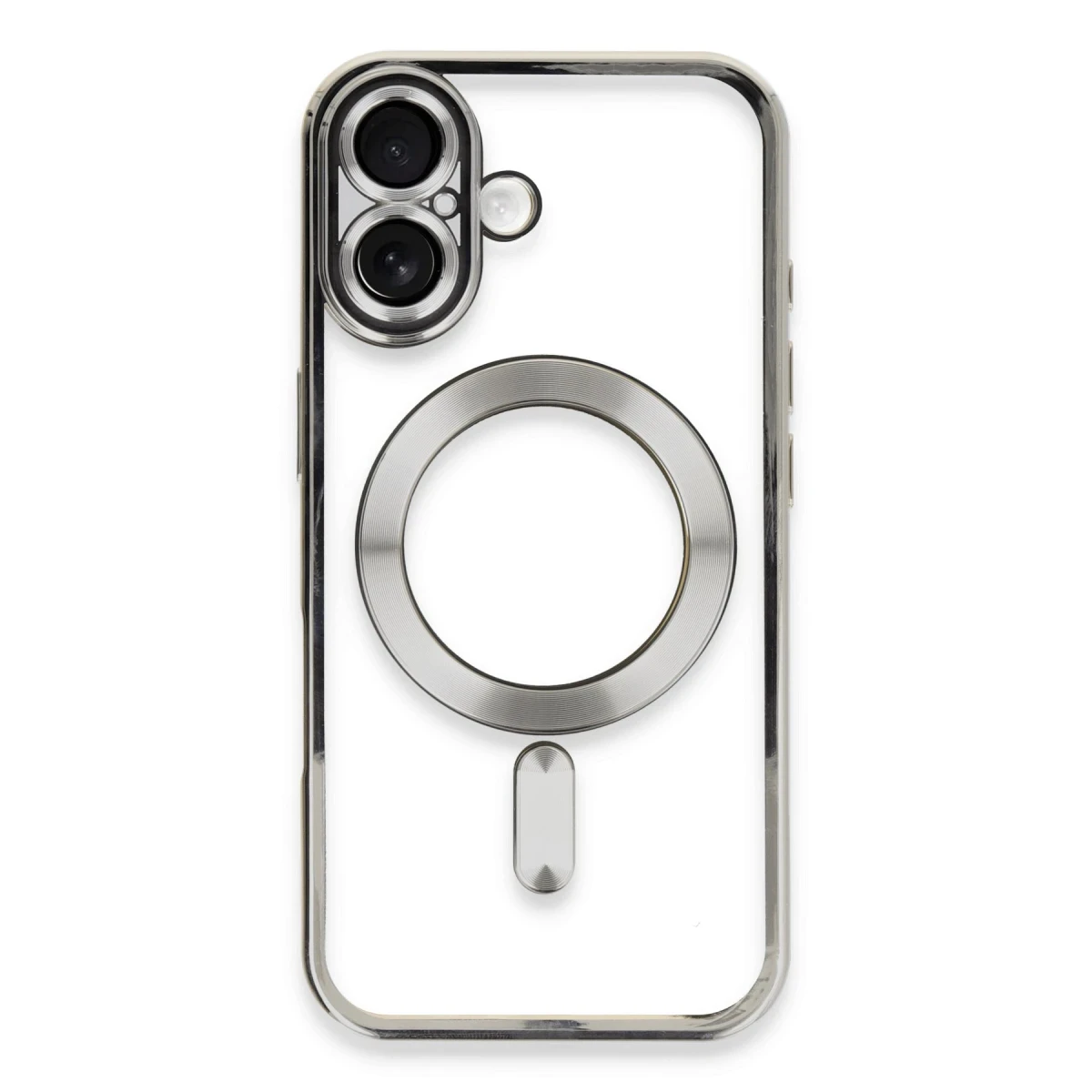 Apple iPhone 16 Plus Kılıf Kross Magneticsafe Kapak - Gümüş