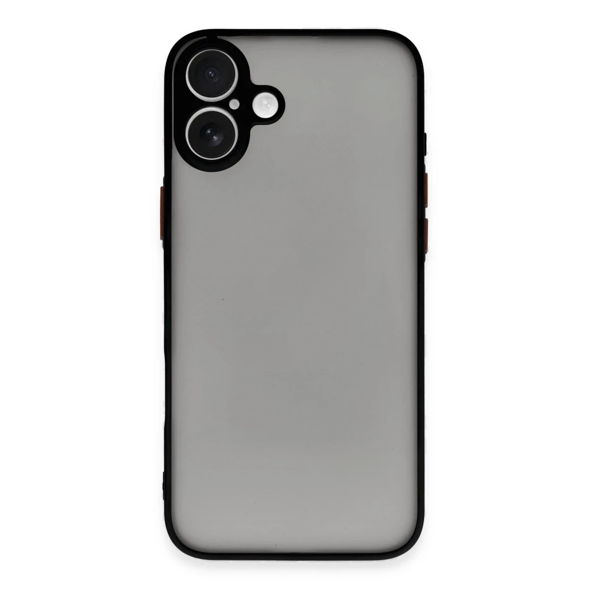 Apple iPhone 16 Plus Kılıf Montreal Silikon Kapak - Siyah