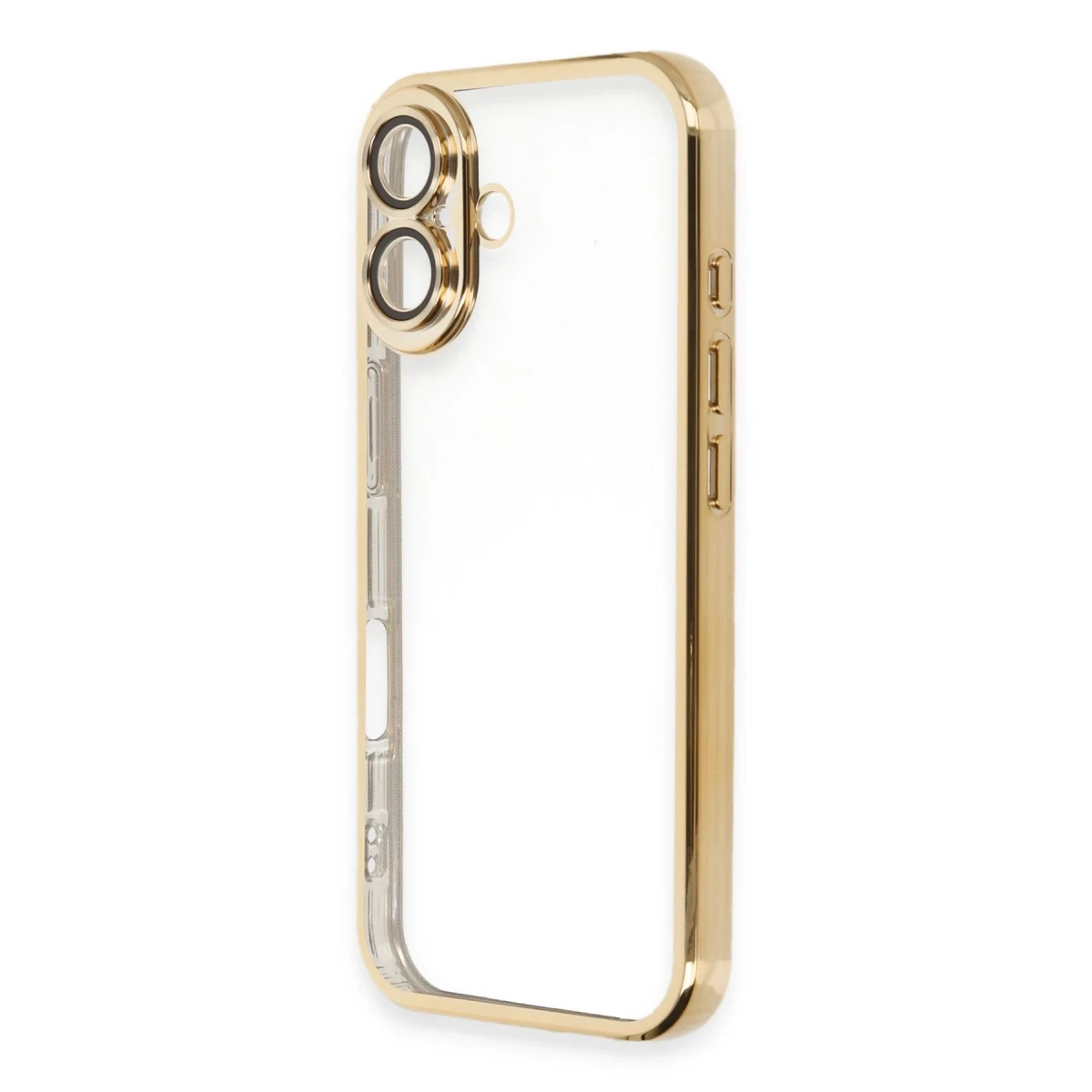 Apple iPhone 16 Plus Kılıf Razer Lensli Silikon - Gold