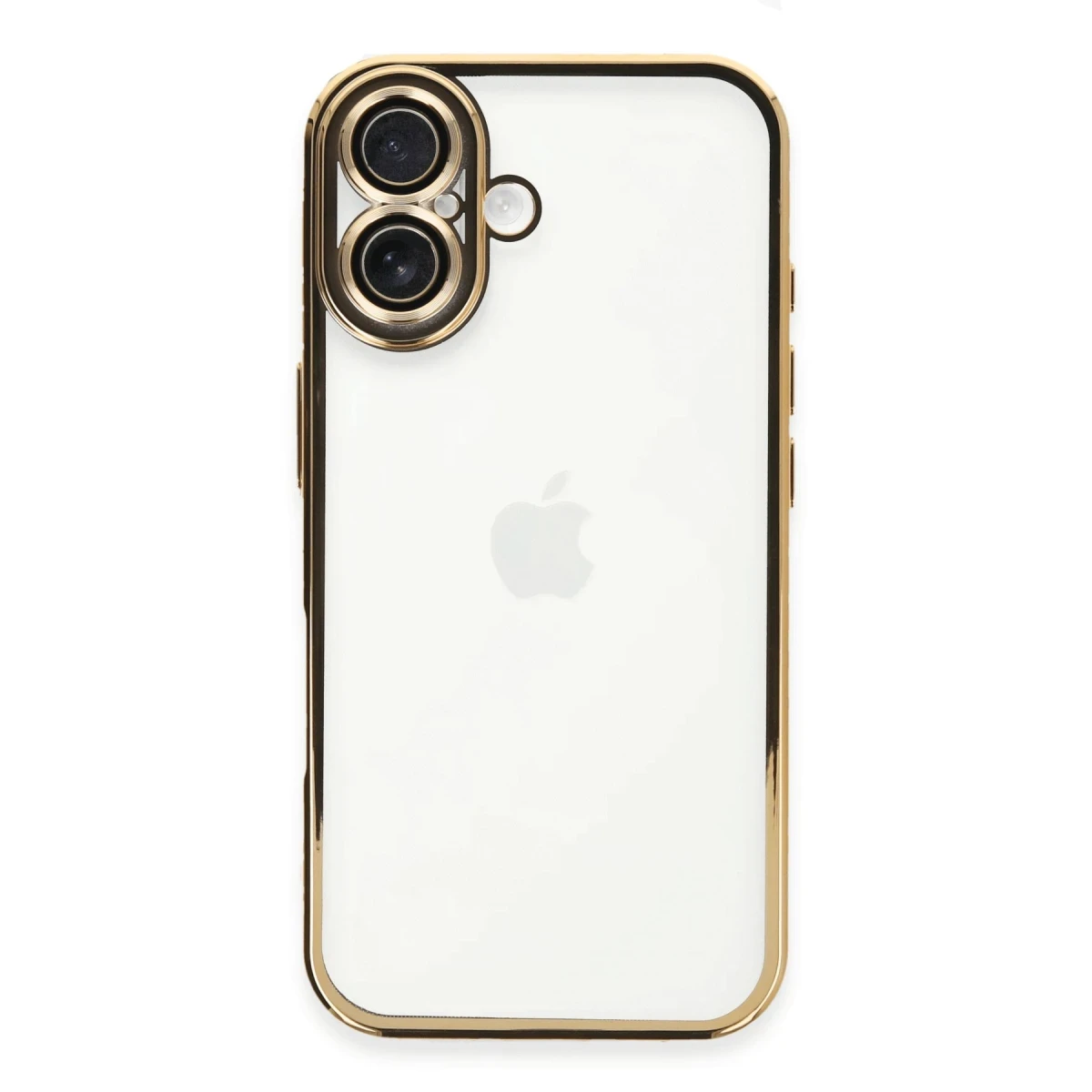 Apple iPhone 16 Plus Kılıf Razer Lensli Silikon - Gold
