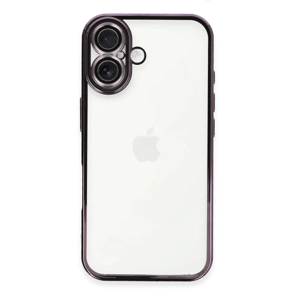 Apple iPhone 16 Plus Kılıf Razer Lensli Silikon - Mor