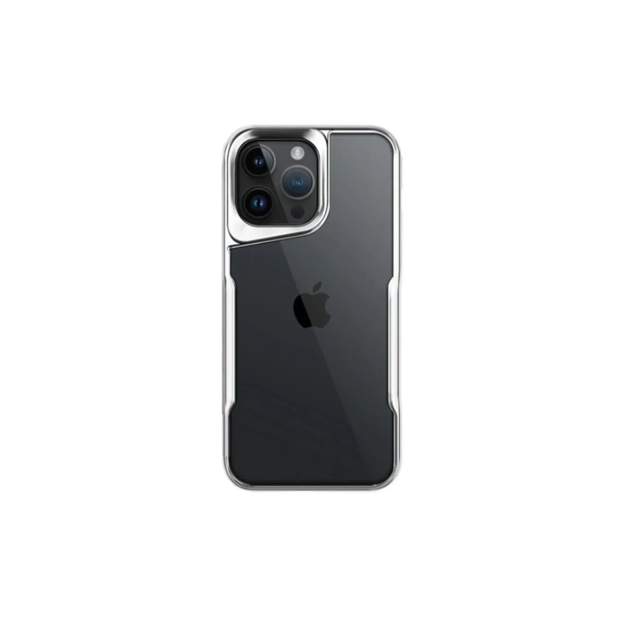 Apple iPhone 16 Pro Kılıf Boyi Silikon Kapak - Gümüş