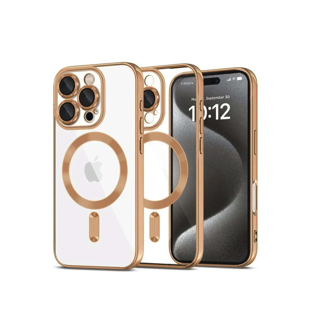 Apple iPhone 16 Pro Kılıf Kross Magneticsafe Kapak - Çöl Titanyum