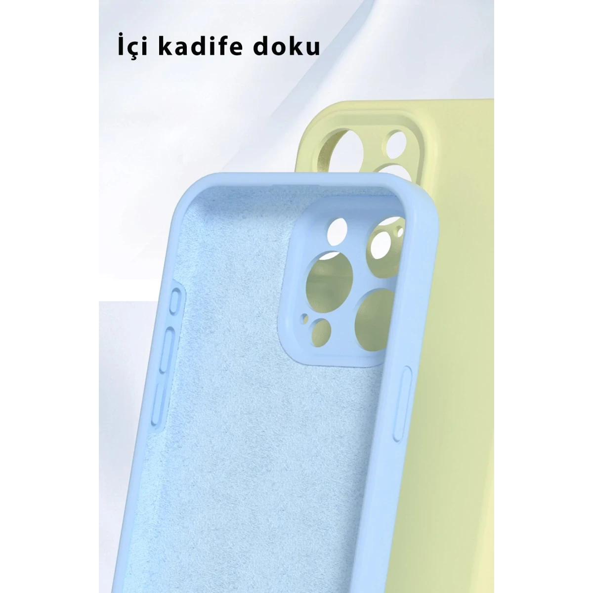 Apple iPhone 16 Pro Kılıf Nano içi Kadife Silikon - Kırmızı