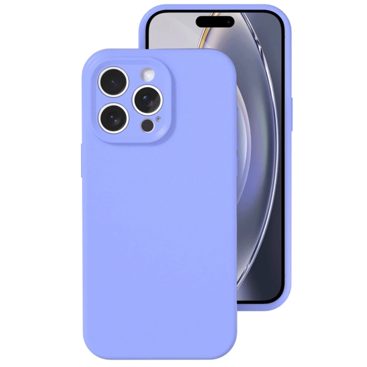 Apple iPhone 16 Pro Kılıf Nano içi Kadife Silikon - Lila