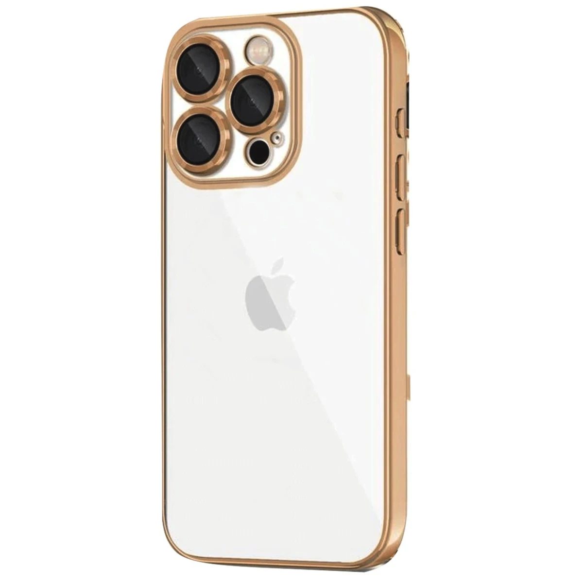 Apple iPhone 16 Pro Kılıf Razer Lensli Silikon - Desert