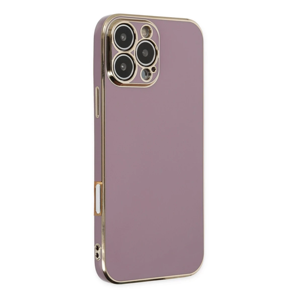 Apple iPhone 16 Pro Kılıf Volet Silikon - Mor