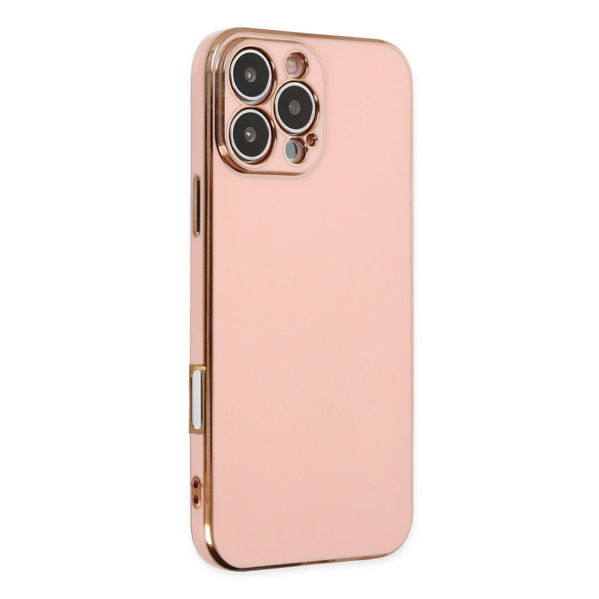 Apple iPhone 16 Pro Kılıf Volet Silikon - Pembe