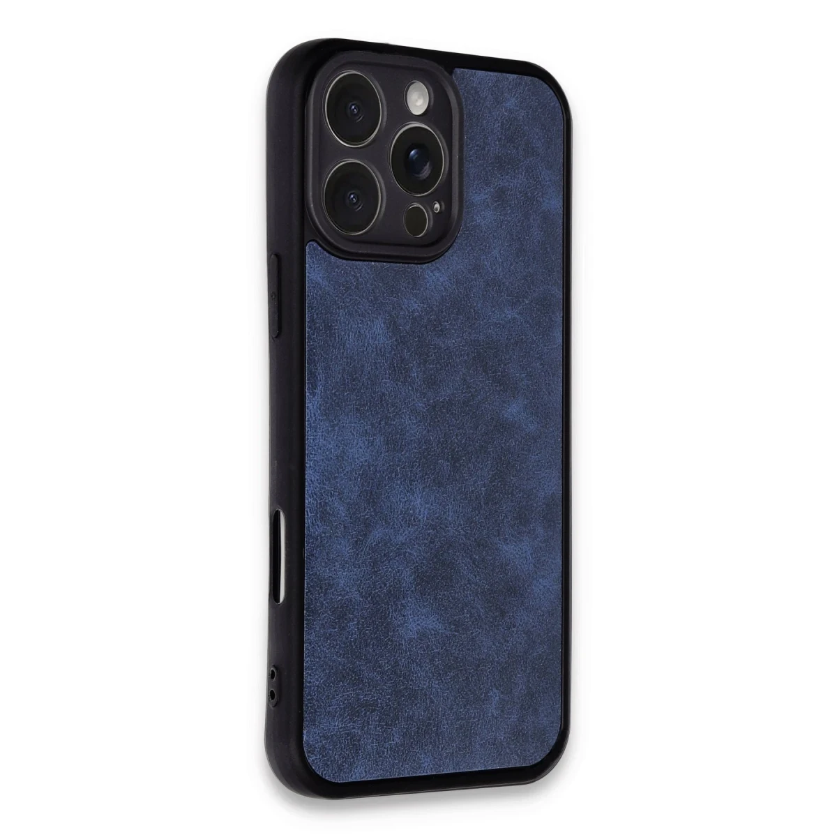 Apple iPhone 16 Pro Max Kılıf Aras Deri Kapak - Lacivert