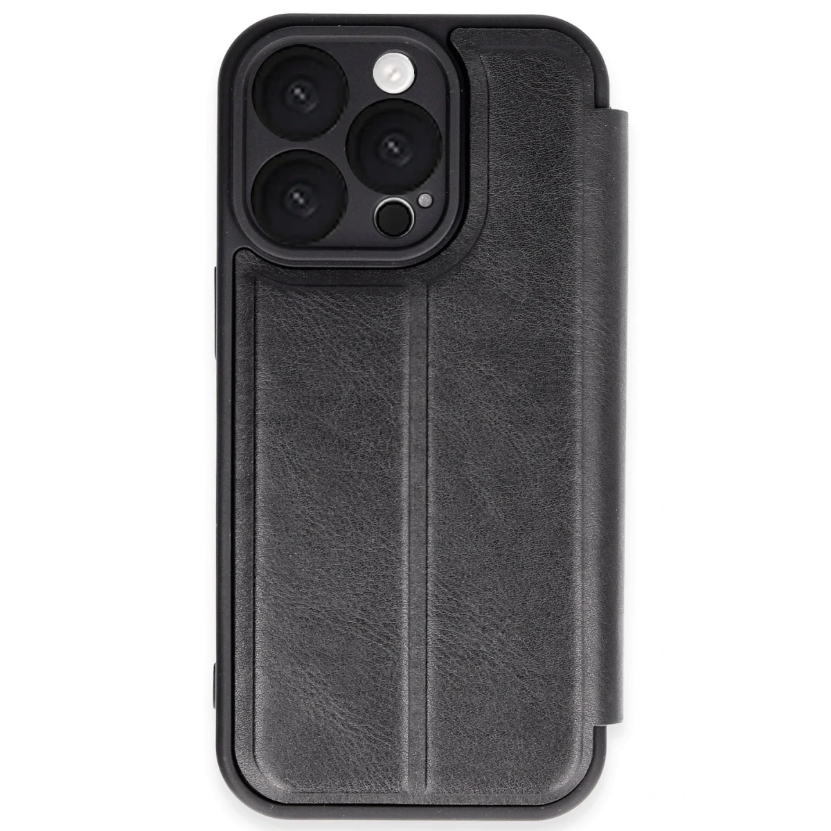 Apple iPhone 16 Pro Max Kılıf Flip Cover - Siyah