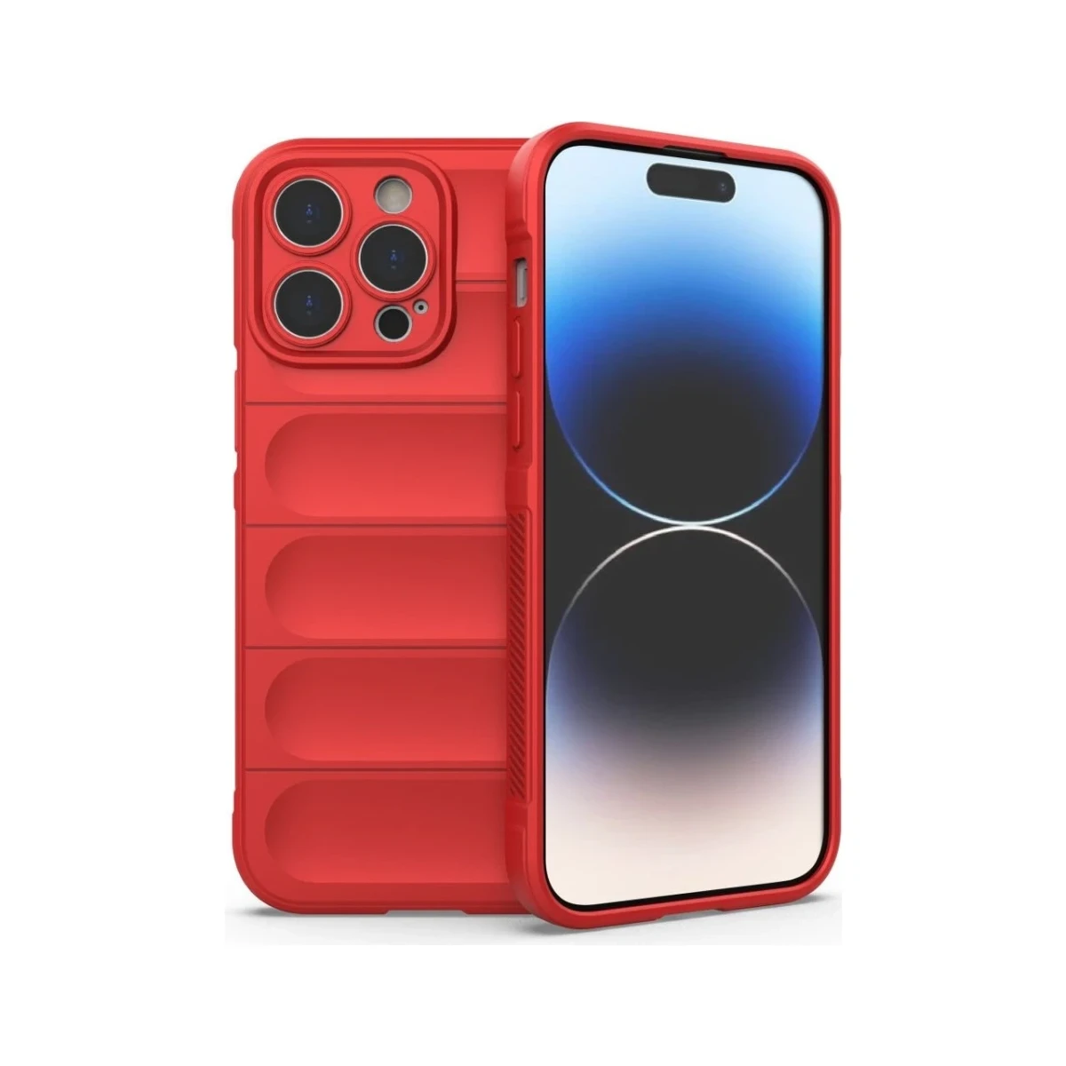 Apple iPhone 16 Pro Max Kılıf Optimum Silikon - Kırmızı