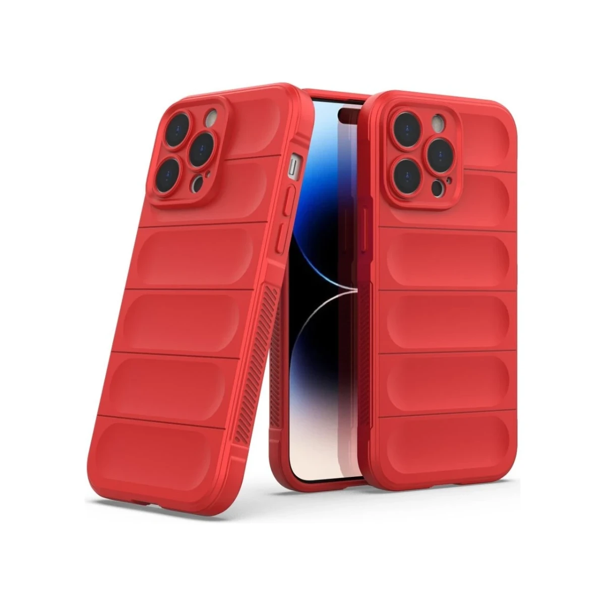 Apple iPhone 16 Pro Max Kılıf Optimum Silikon - Kırmızı