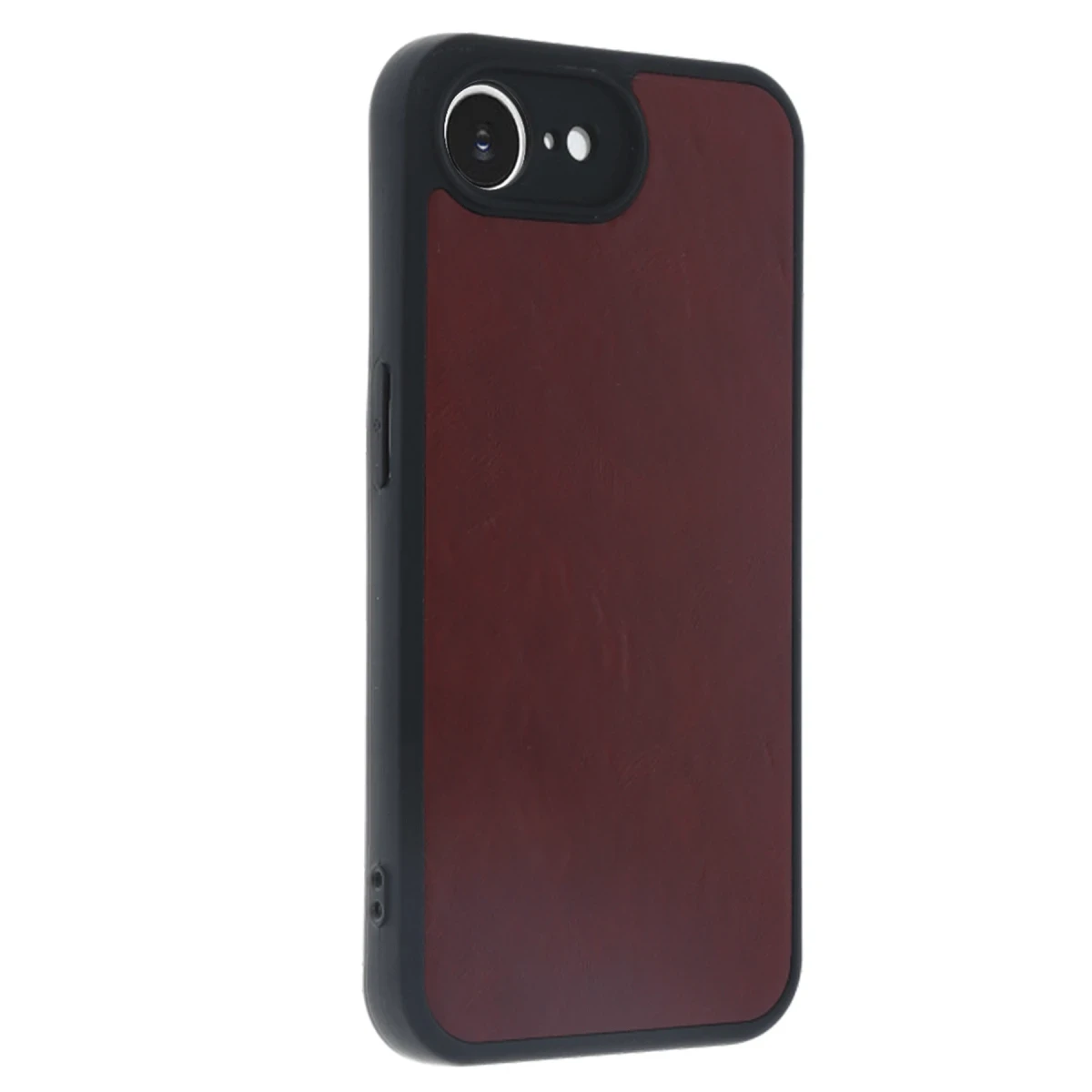 Apple iPhone 16E Kılıf Aras Deri Kapak - Bordo