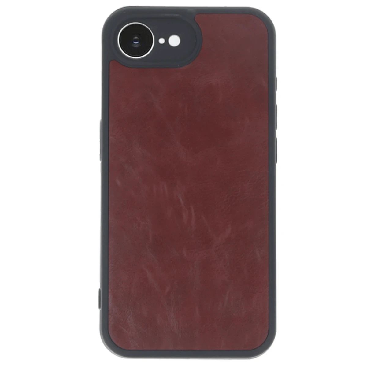 Apple iPhone 16E Kılıf Aras Deri Kapak - Bordo